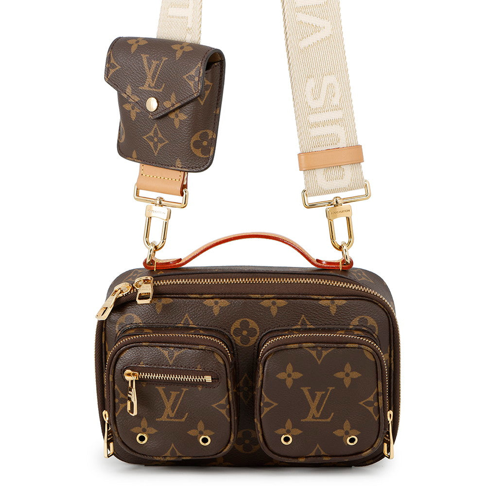 Louis Vuitton Utility BrownM80446 Monogram Crossbody Bag