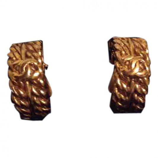 gold metal earrings Jewelry Soft