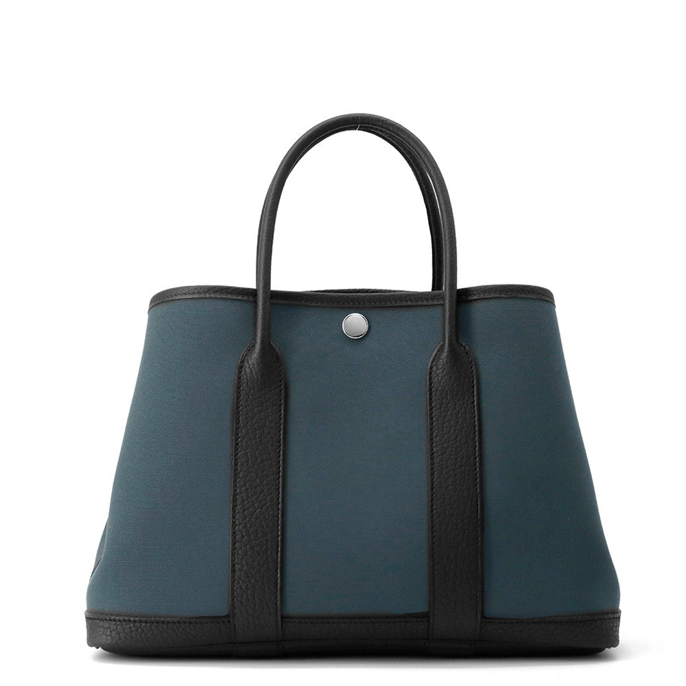 Garden Party Vert Chypre Toile Officier Negonda Leather Black Travel Bag