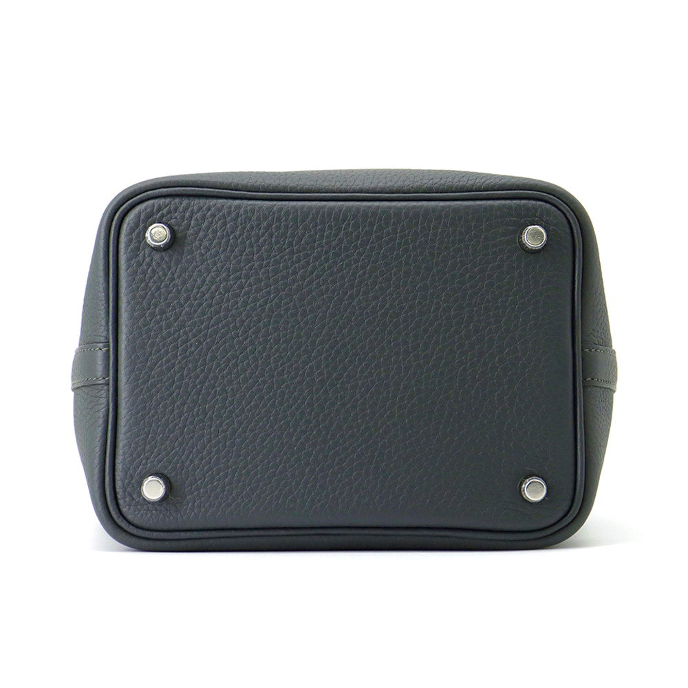 Picotin Lock Eclat Vert Mangrove Guripantan Taurillon Leather Travel Bag