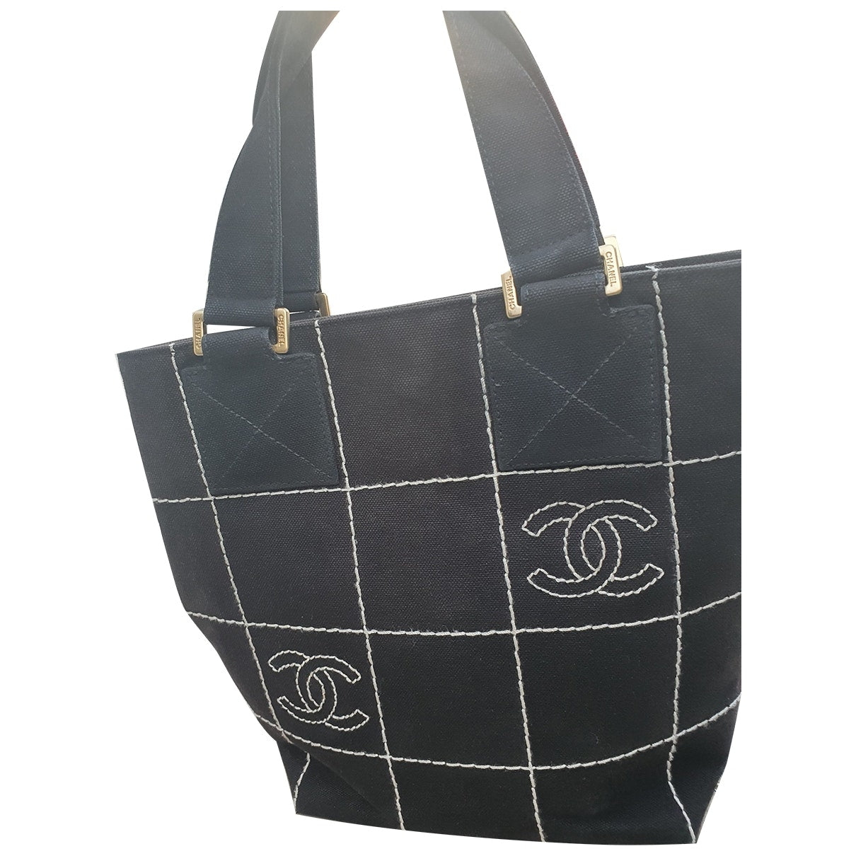 black cotton handbag Classic
