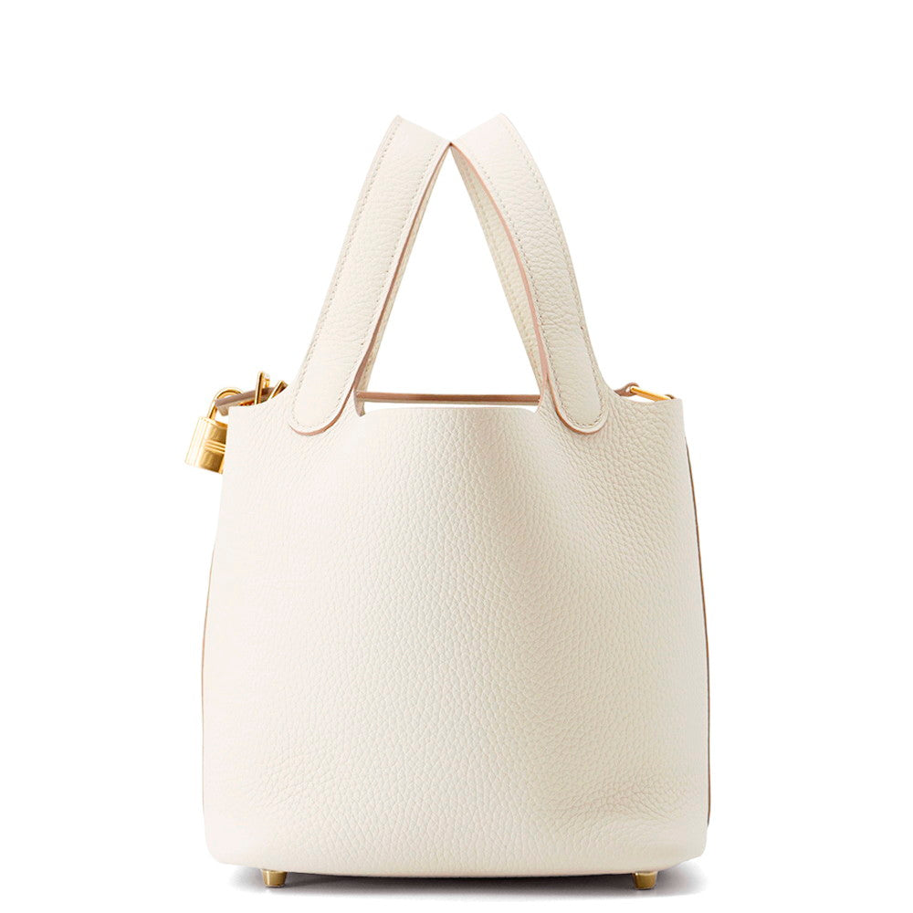 Picotin Lock Beton Taurillon Clemence Size Pm Travel Bag