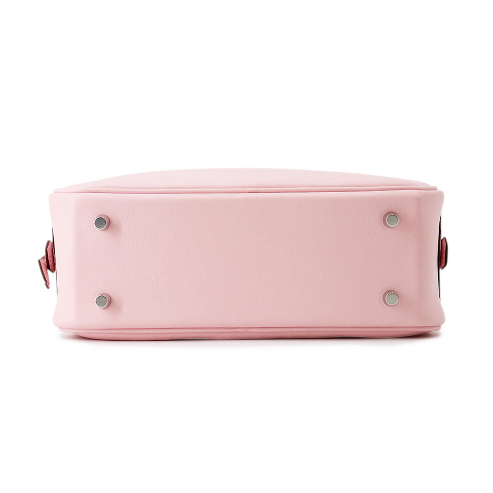 Plume Rose Sakura Swift Size Handbag Leather Mini Travel Bag