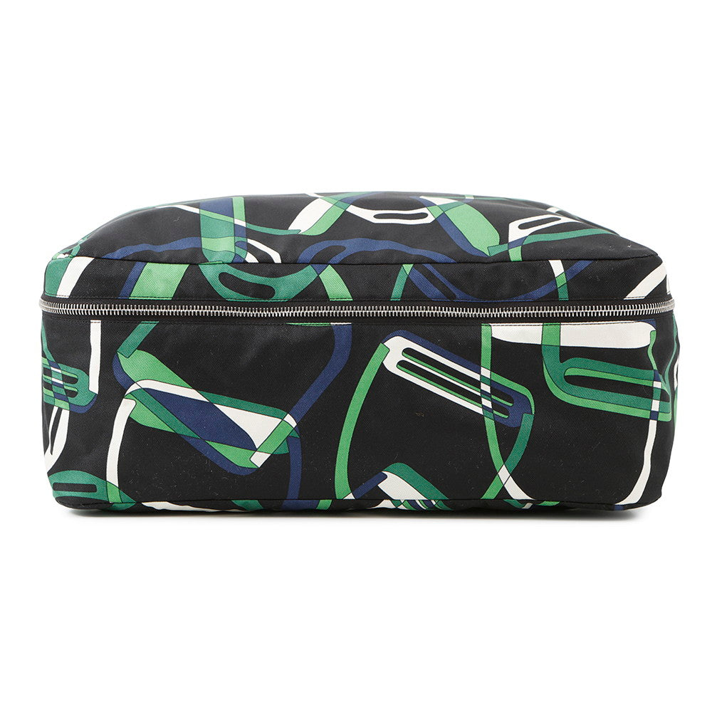 O De Voyage Multicolor Silk Size Pm Black Travel Bag