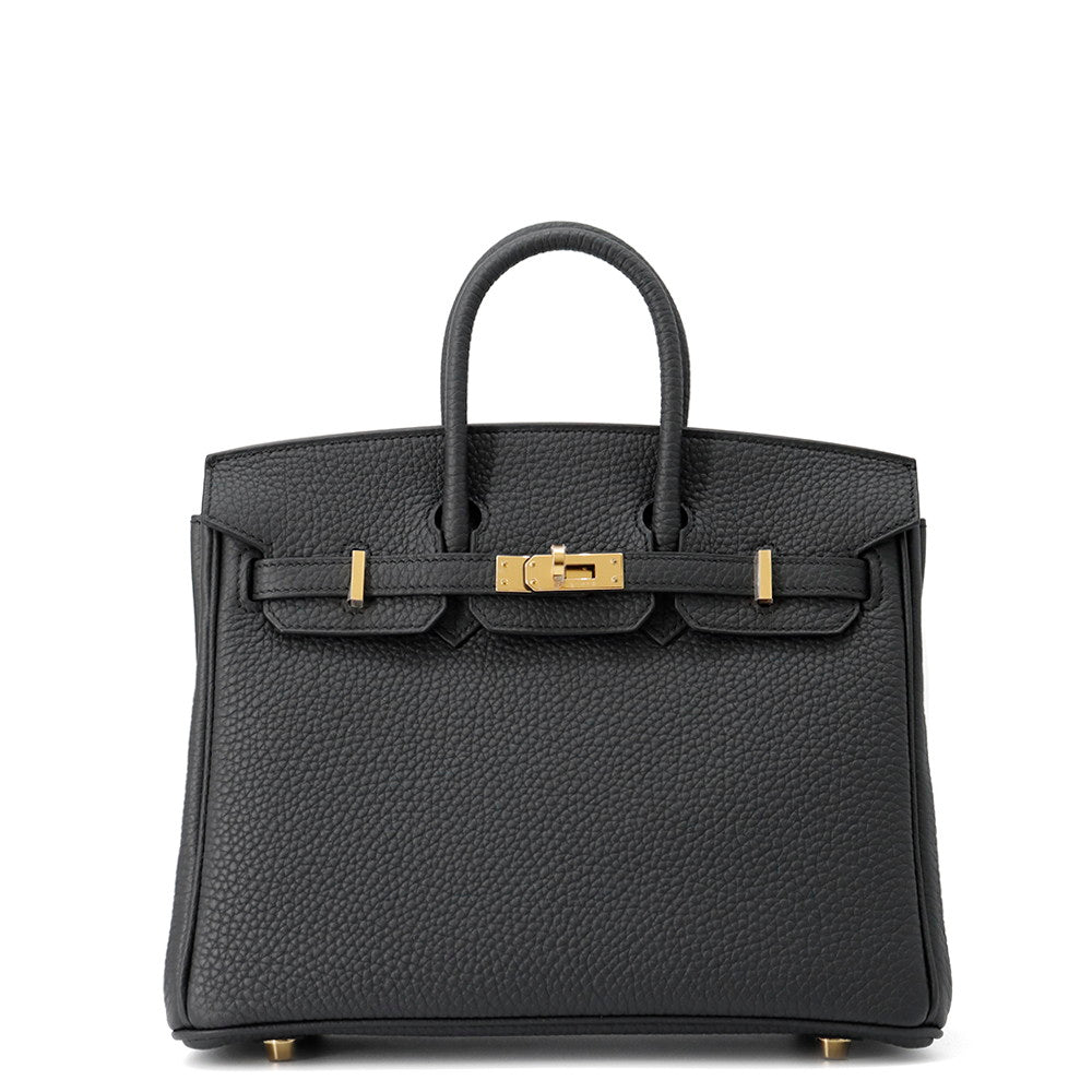 Birkin Plomb Togo Size Handbag Leather Travel Bag