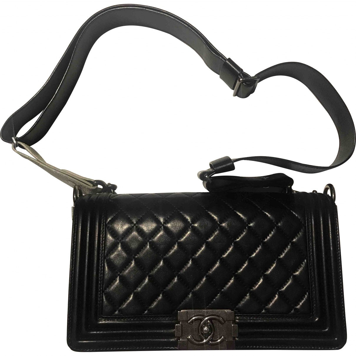 boy black leather handbag Iconic