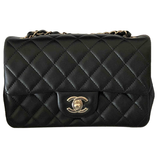 timeless/classique black leather handbag 164