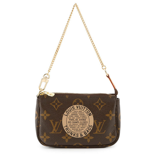 Louis Vuitton Pochette Accessoires T&B BrownM60153 Monogram Clutch Bag 2