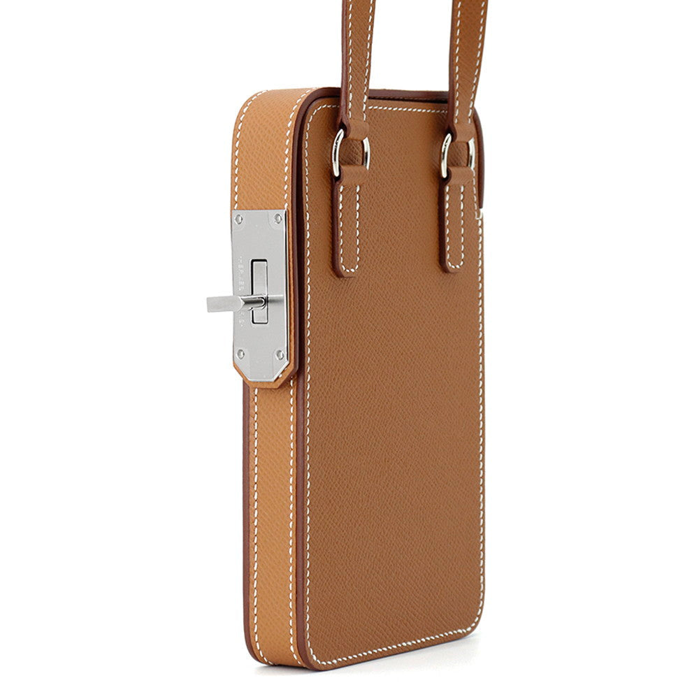 Akabox Epsom Handbag Gold Travel Bag