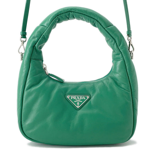 Prada ?Hobo 2WAYBag Green1BA384 Leather Hobo Bag