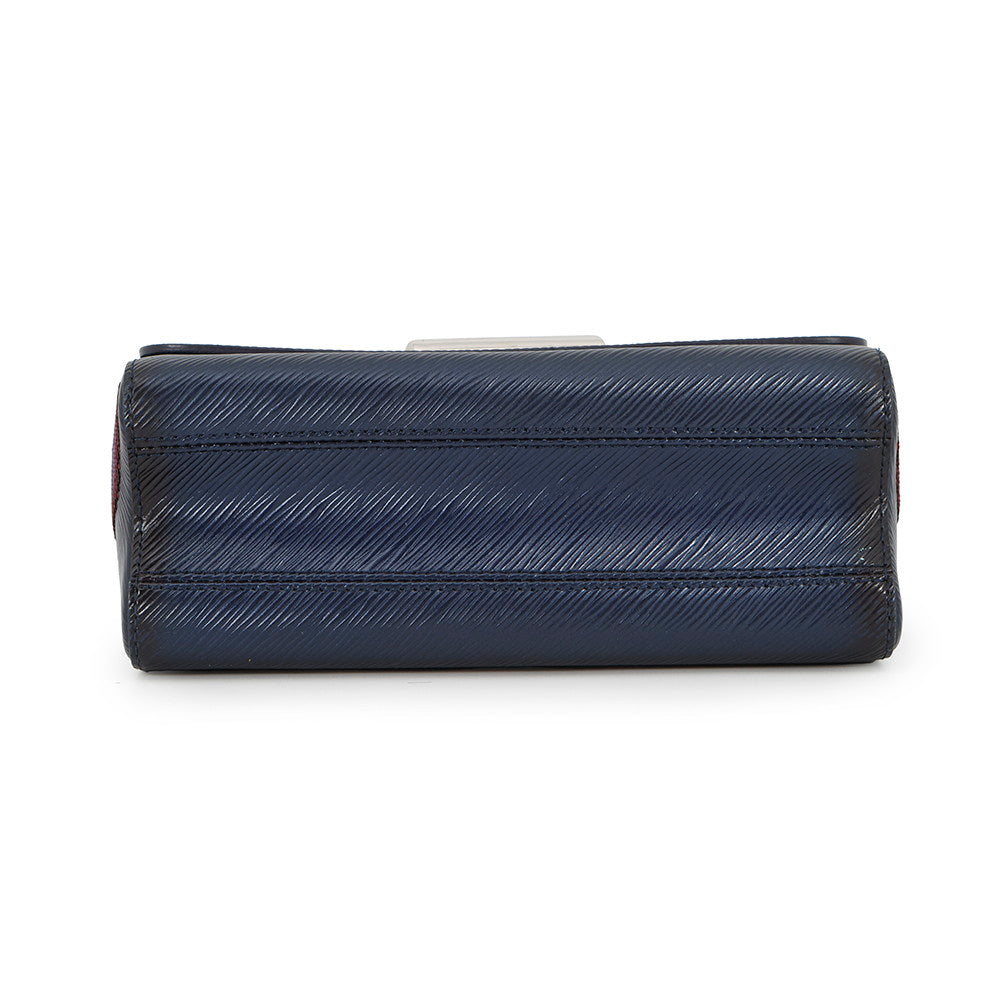 Louis Vuitton Twist Navy Sequins MM Leather Epi Handbag