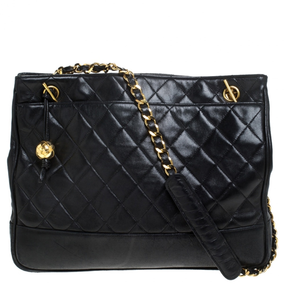 timeless/classique black leather handbag 167