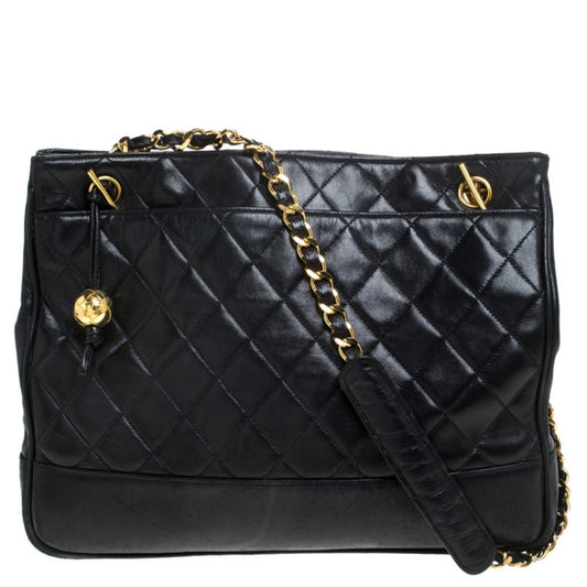 timeless/classique black leather handbag 167