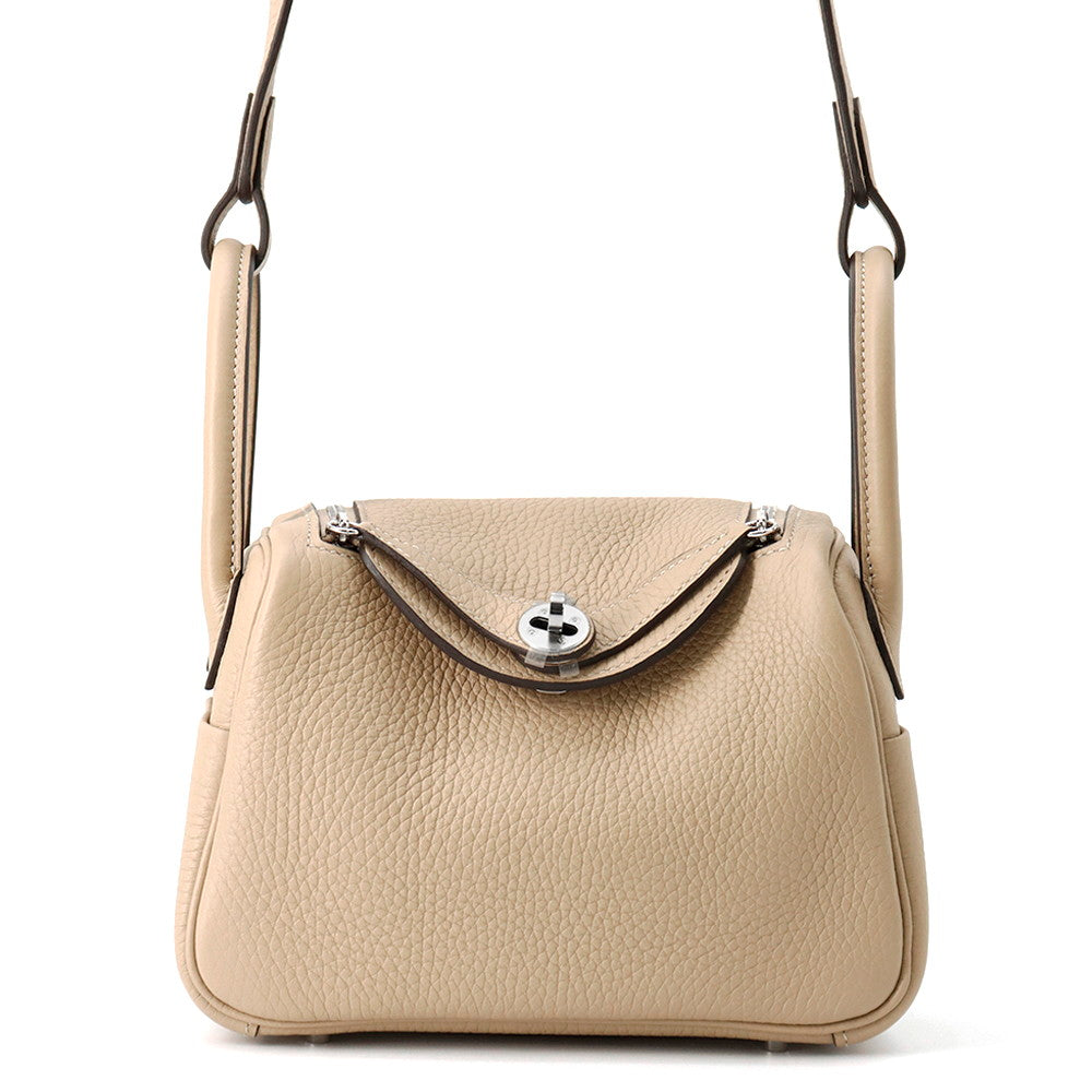 Lindy Trench Etoupe Taurillon Clemence Size Handbag Mini Travel Bag