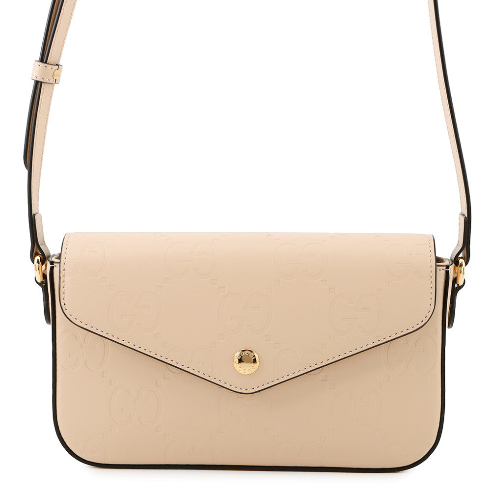 Gucci GG Super Beige772794 Leather Mini Shoulder Bag