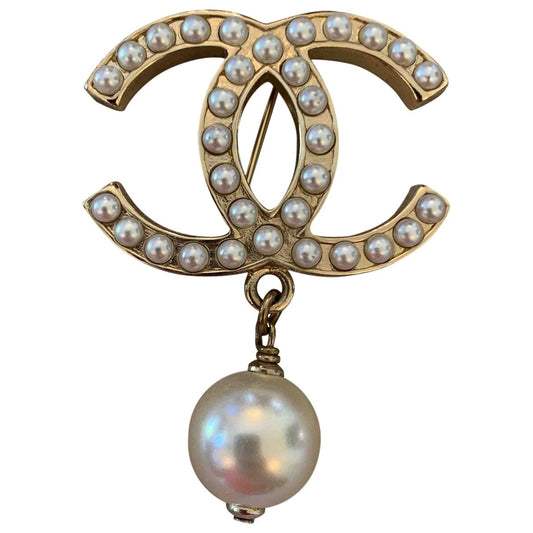 Chanel cc multicolour metal pins & brooches Jewelry