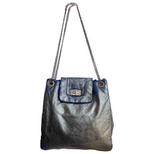 2.55 metallic leather handbag Classic