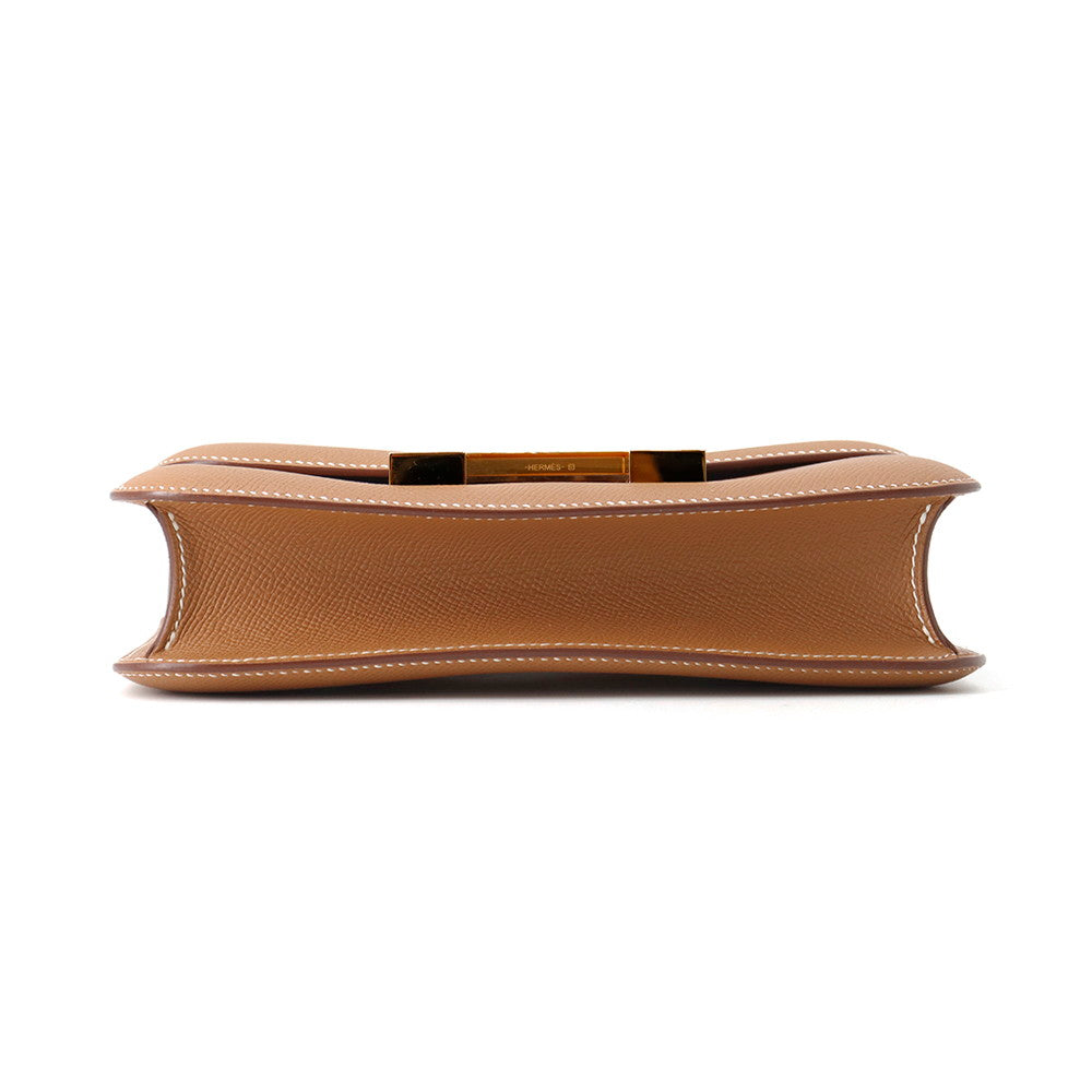 Constance Miroir Epsom Size Handbag Gold Travel Bag