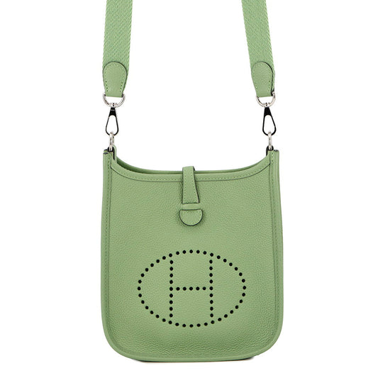 Evelyne Vert Cricket Taurillon Clemence Size Tpm Travel Bag