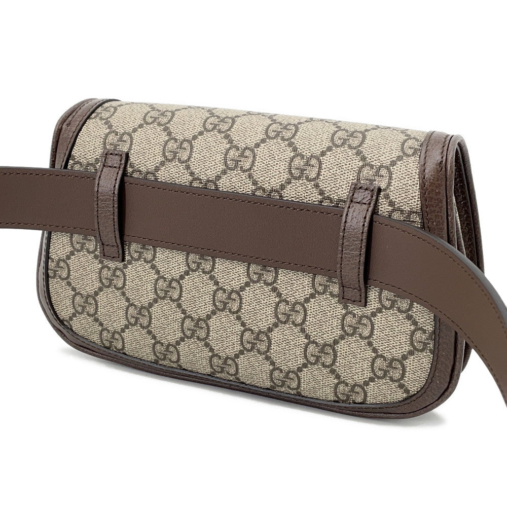 Gucci Blondie Brown703807 PVC Leather Beige Belt