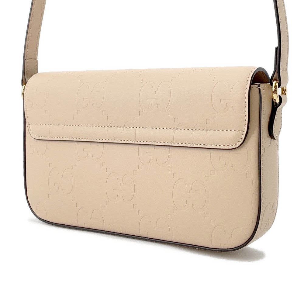 Gucci GG Super Beige772794 Leather Mini Shoulder Bag 2