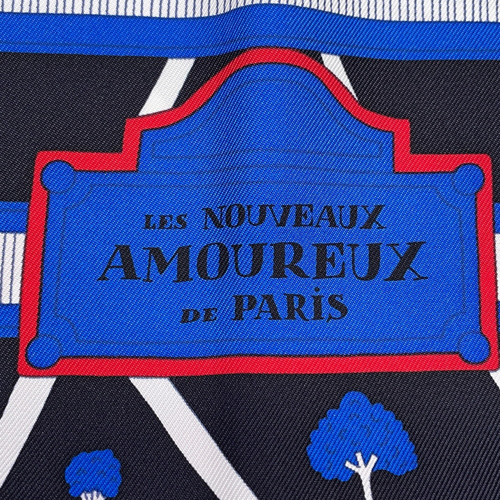Carre Les Fe Size Silk Handbag Black Blue Travel Bag