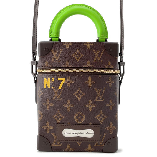 Louis Vuitton Vertical Box Trunk GreenM59664 Monogram Handbag 3