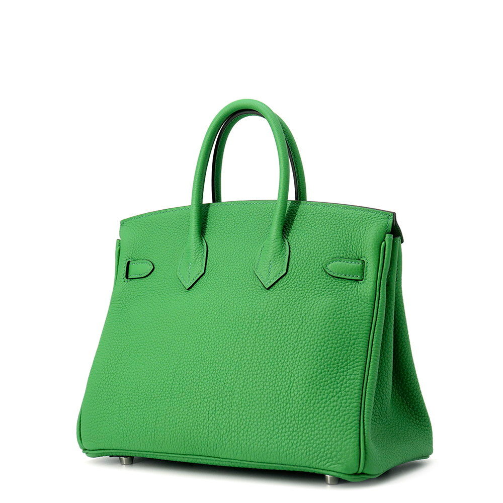 Birkin Bamboo Togo Size Handbag Leather Travel Bag
