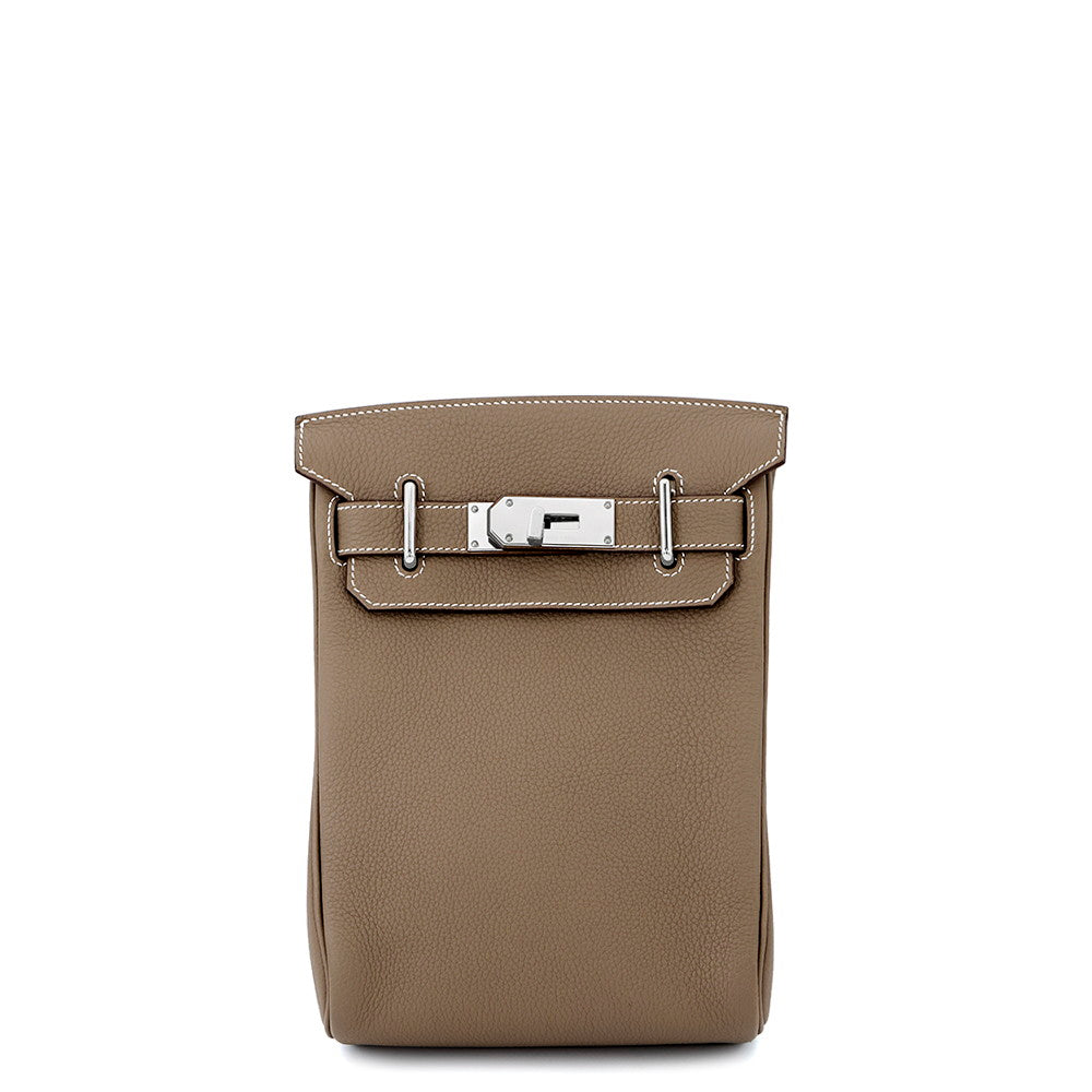 Akkad Etoupe Togo Size Pm Handbag Leather Travel Bag