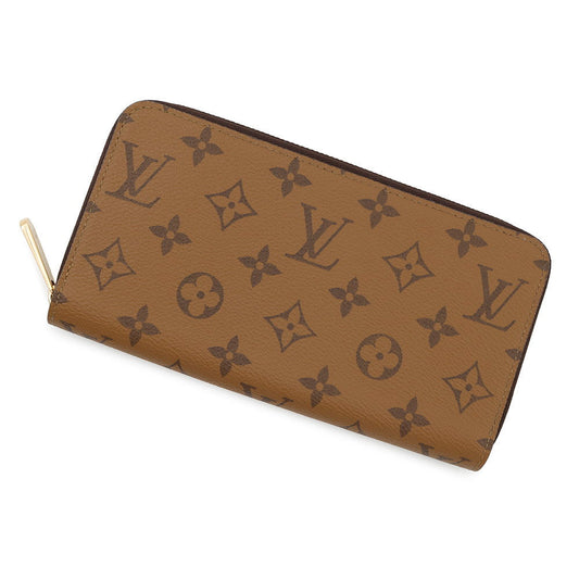 Louis Vuitton Zippy NoirM82444 Reverse Monogram Canvas Wallet Case