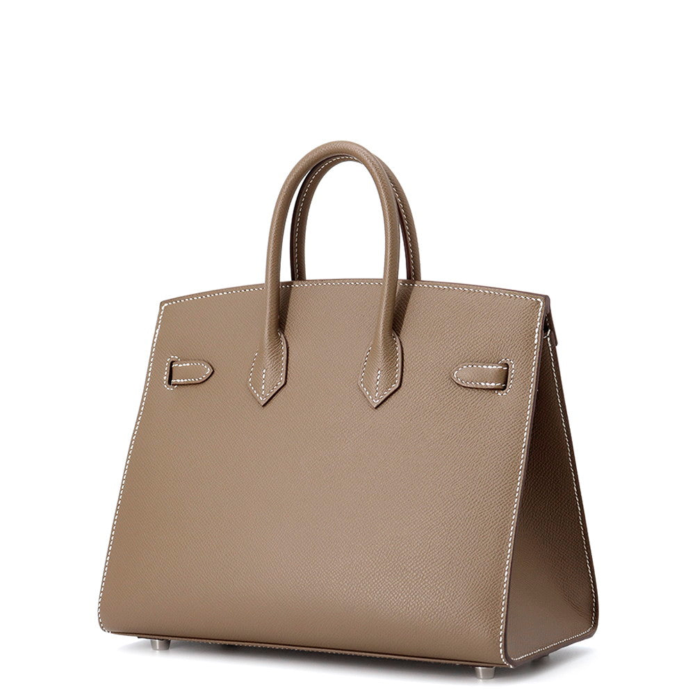 Birkin Sellier Etoupe Epsom Size Handbag Travel Bag
