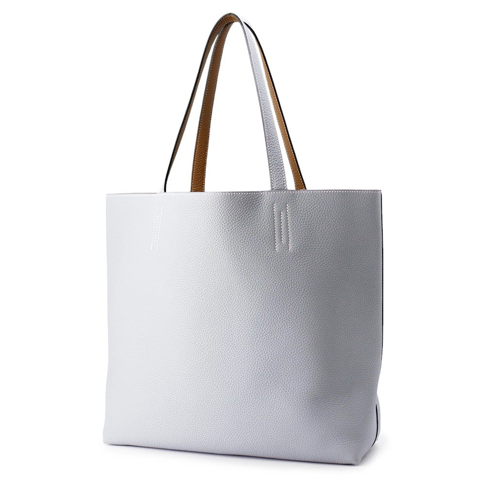 Double Sense Biscuit Gacier Taurillon Clemence Size Blue Travel Bag