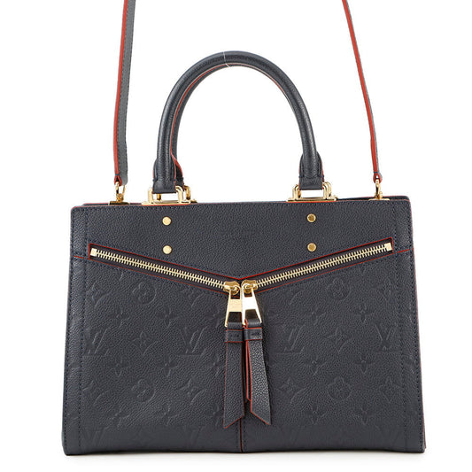 Louis Vuitton Sully Marine RougeM54195 Monogram PM Leather Empreinte Handbag