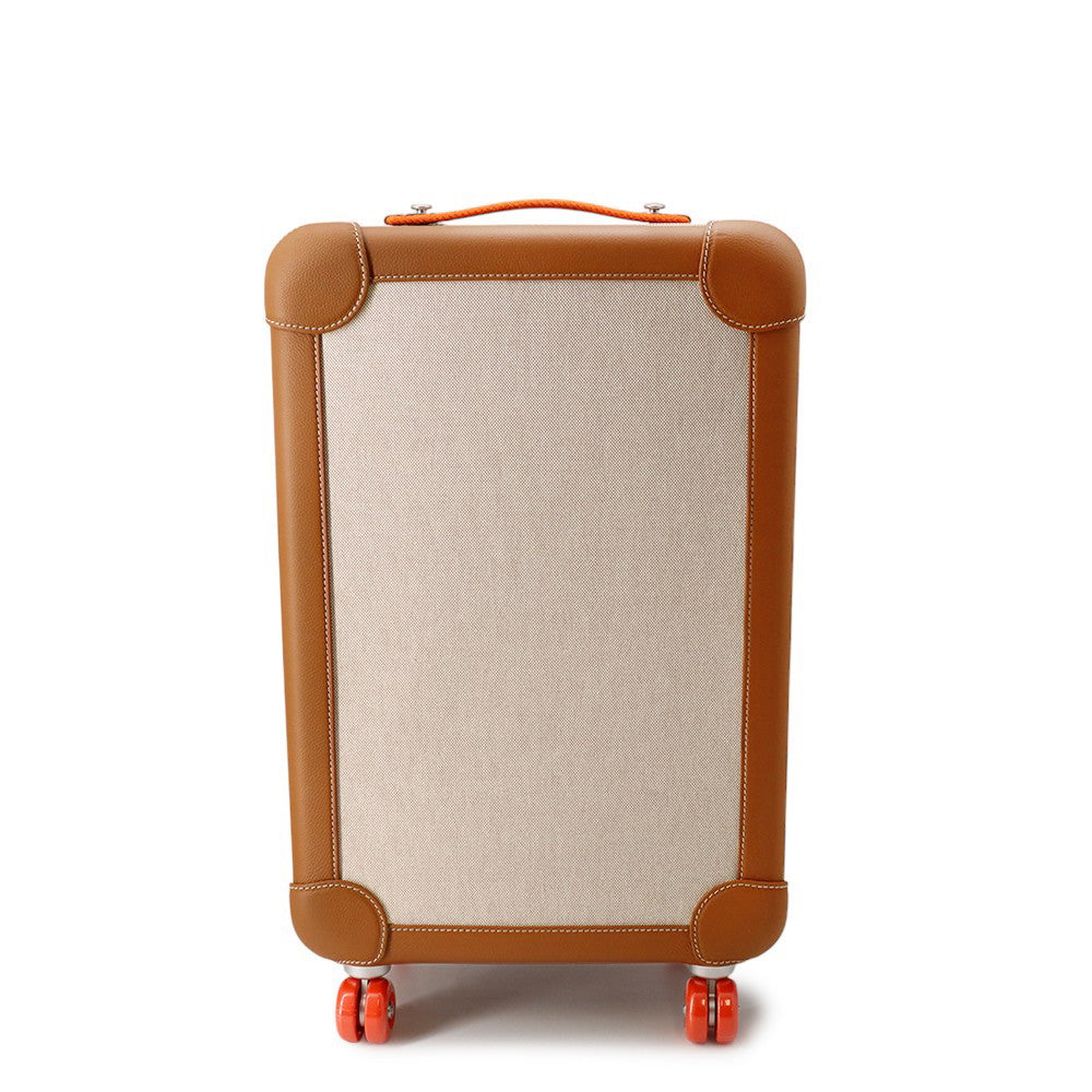 Rms Rolling Mobility Suitcase Toile H Taurillon Gold Travel Bag