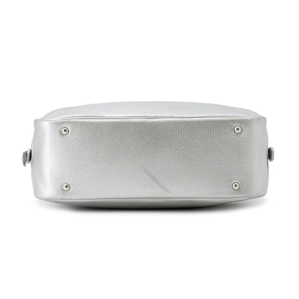 Plume Olympic Limited Chevre Myzore Goatskin Size Silver Mini Travel Bag