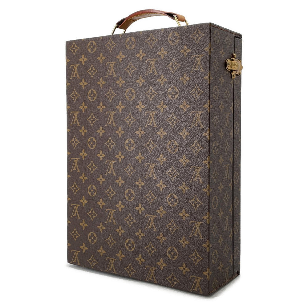 Louis Vuitton wine Monogram Brown Beige Handbag