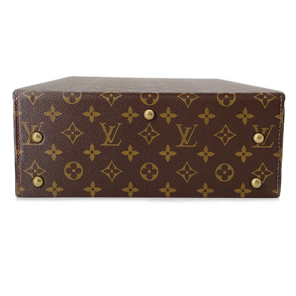 Louis Vuitton wine Monogram Brown Beige Handbag