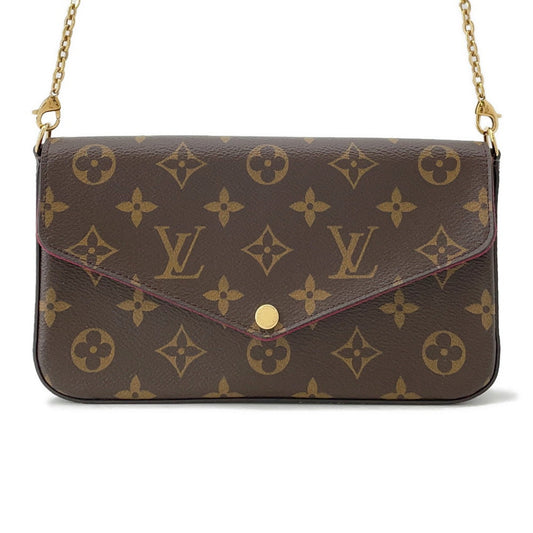 Louis Vuitton Felicie Pochette FuchsiaM81896 Monogram Clutch Bag 3