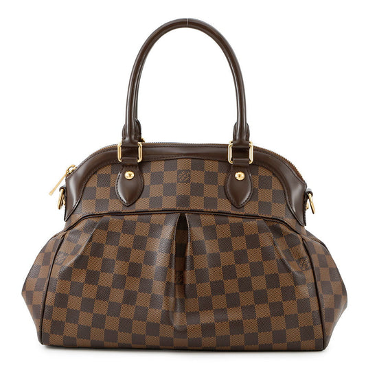 Louis Vuitton Trevi RedN51997 Ebene PM Canvas Damier Handbag 2