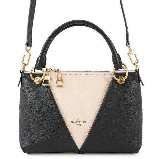 Louis Vuitton V NoirM44418 Monogram Leather Empreinte Tote Bag