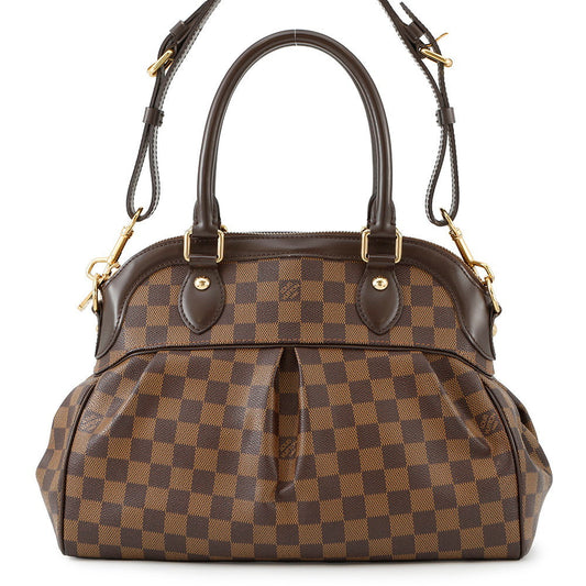 Louis Vuitton Trevi RedN51997 Ebene PM Canvas Damier Handbag 3