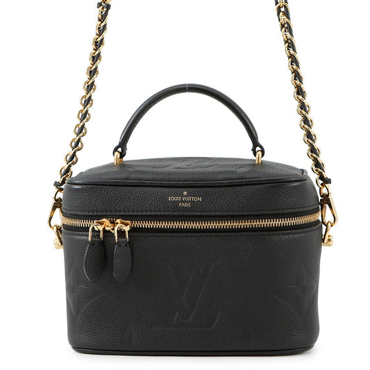 Louis Vuitton Vanity NoirM45598 Monogram PM Leather Empreinte Handbag