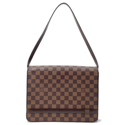 Louis Vuitton Tribeca Carre RedN51161 Ebene Canvas Damier Handbag