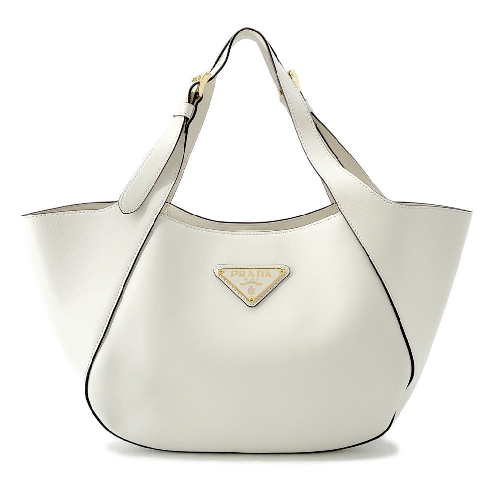 Prada Tote Bag ? White1BG483 Leather