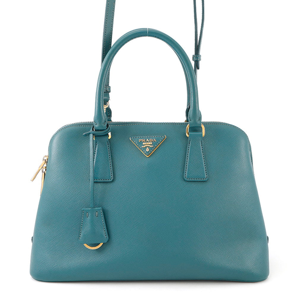 Way Handbag Greenbl Saffiano Leatherleather Travel Bag