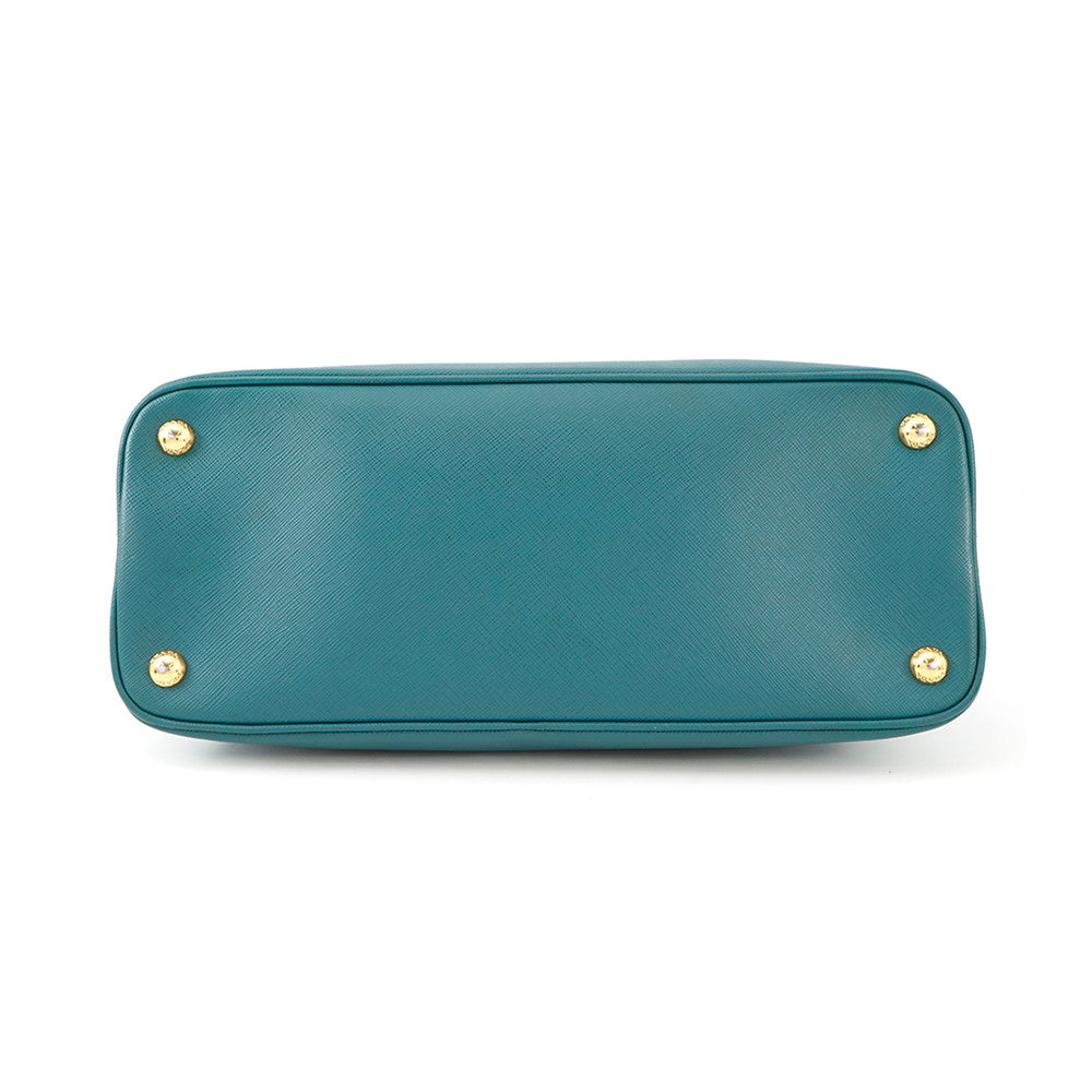Way Handbag Greenbl Saffiano Leatherleather Travel Bag