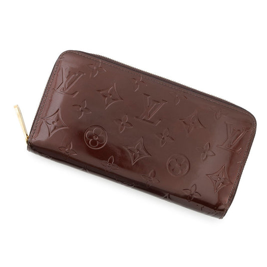 Louis Vuitton Zippy AmaranteM93522 Monogram Vernis Leather Wallet Case