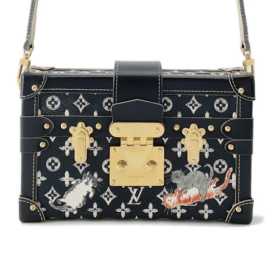 Louis Vuitton Catogram Petite Malle NoirM44437 Monogram Handbag