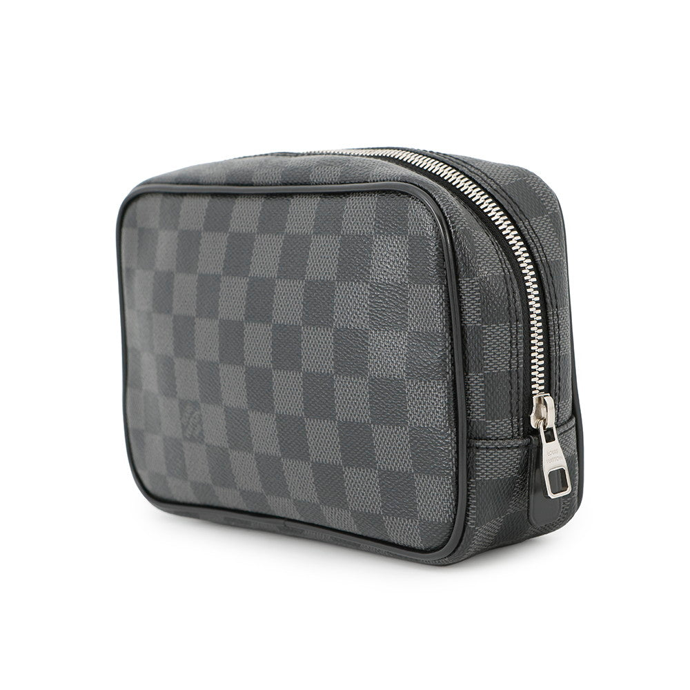 Louis Vuitton Trousse Toilette NoirN47522 Graphite PM Damier Handbag