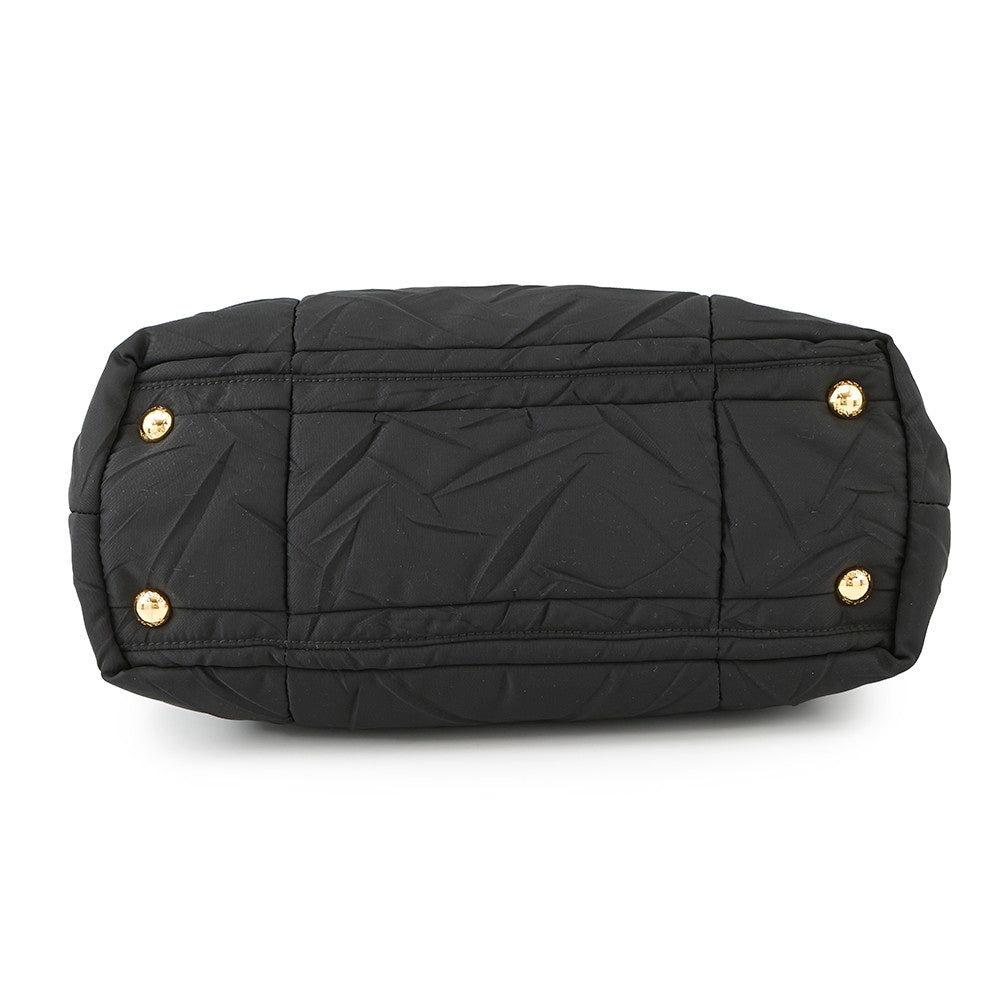 Waybag Blackbn Patent Leather Nylon Travel Bag